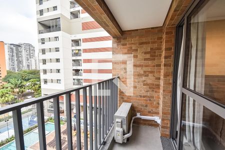 Varanda de kitnet/studio para alugar com 1 quarto, 24m² em Chácara Klabin, São Paulo