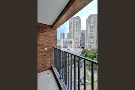 Varanda de kitnet/studio para alugar com 1 quarto, 24m² em Chácara Klabin, São Paulo