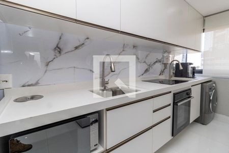 Sala/Cozinha de apartamento à venda com 2 quartos, 54m² em Vila Gustavo, São Paulo