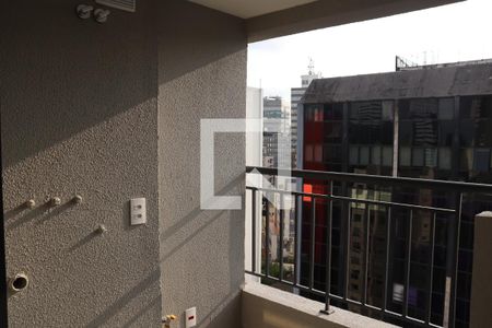 Varanda de apartamento à venda com 1 quarto, 27m² em Bela Vista, São Paulo