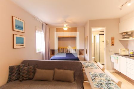 Sala/Quarto de apartamento para alugar com 1 quarto, 28m² em Brás, São Paulo