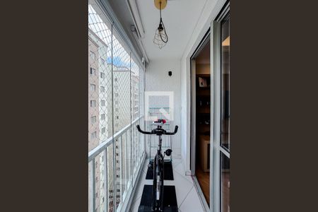 Varanda da Sala de apartamento à venda com 2 quartos, 55m² em Brás, São Paulo