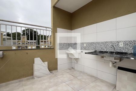 Área de Serviço e Área da Churrasqueira de apartamento para alugar com 2 quartos, 96m² em Mikail Ii, Guarulhos