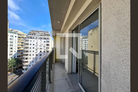 Varanda da sala de apartamento à venda com 1 quarto, 44m² em Centro, Rio de Janeiro