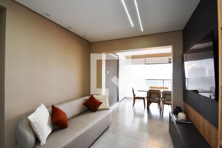 Sala de estar de apartamento para alugar com 2 quartos, 78m² em Pinheiros, São Paulo