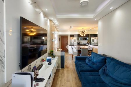 Sala de apartamento para alugar com 3 quartos, 110m² em Vila Caiçara, Praia Grande