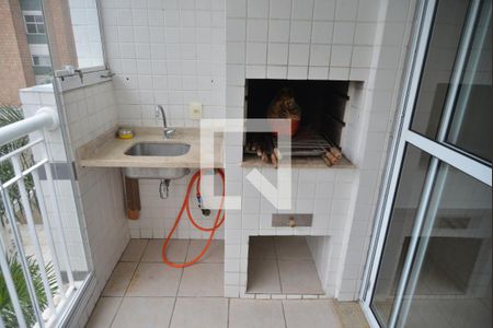 Varanda gourmet de apartamento para alugar com 3 quartos, 120m² em Jardim, Santo André