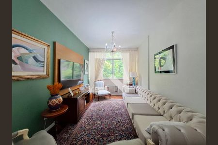 Sala de apartamento para alugar com 3 quartos, 105m² em Botafogo, Rio de Janeiro