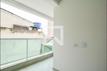Varanda da Sala de apartamento para alugar com 2 quartos, 62m² em Vila Humaita, Santo André