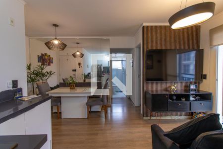 Sala de apartamento para alugar com 2 quartos, 47m² em Vila Monte Serrat, Cotia