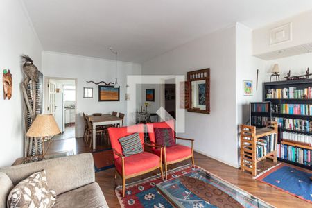 Sala de apartamento para alugar com 3 quartos, 130m² em Higienópolis, São Paulo