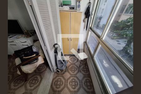 Varanda  de apartamento à venda com 1 quarto, 50m² em Flamengo, Rio de Janeiro