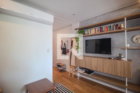 Sala/Cozinha de apartamento à venda com 1 quarto, 95m² em Menino Deus, Porto Alegre