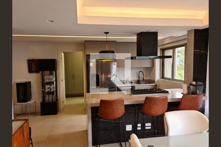 Sala/Cozinha de apartamento para alugar com 3 quartos, 163m² em Vale do Sereno, Nova Lima