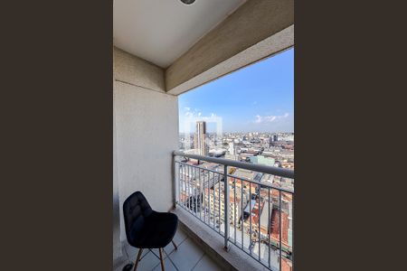 Varanda da Sala de apartamento à venda com 2 quartos, 51m² em Brás, São Paulo