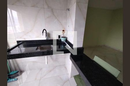 Cozinha de kitnet/studio para alugar com 1 quarto, 35m² em Jardim Patricia, Uberlândia