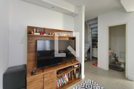 Sala de casa de condomínio à venda com 2 quartos, 104m² em Jardim Pauliceia, Campinas