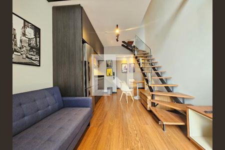 Sala de apartamento para alugar com 1 quarto, 47m² em Cidade Monções, São Paulo