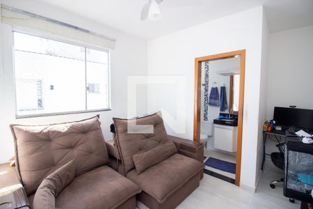 Quarto Suíte de apartamento à venda com 3 quartos, 104m² em Europa, Contagem