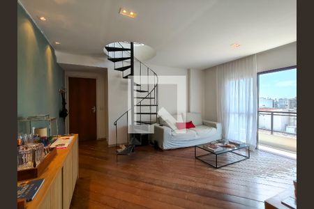 Sala de apartamento à venda com 4 quartos, 200m² em Tijuca, Rio de Janeiro