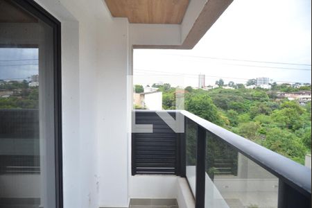 Varanda da Sala de apartamento para alugar com 1 quarto, 38m² em Jardim, Santo André