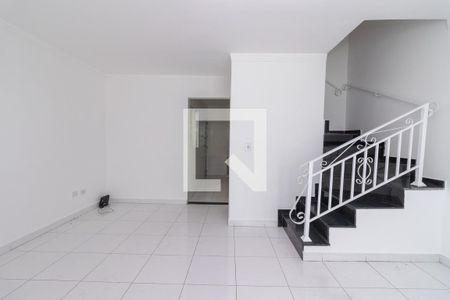 Sala de casa de condomínio para alugar com 3 quartos, 129m² em Vila Guilhermina, São Paulo