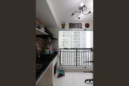 Varanda Gourmet de apartamento à venda com 2 quartos, 56m² em Jardim Independencia, São Bernardo do Campo