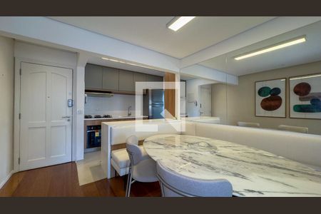 Sala de apartamento à venda com 2 quartos, 78m² em Brooklin Novo, São Paulo