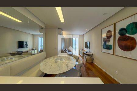 Sala de apartamento à venda com 2 quartos, 78m² em Brooklin Novo, São Paulo