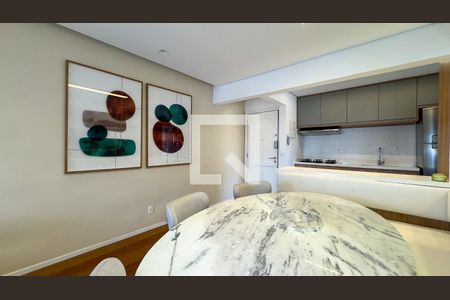 Sala de apartamento à venda com 2 quartos, 78m² em Brooklin Novo, São Paulo