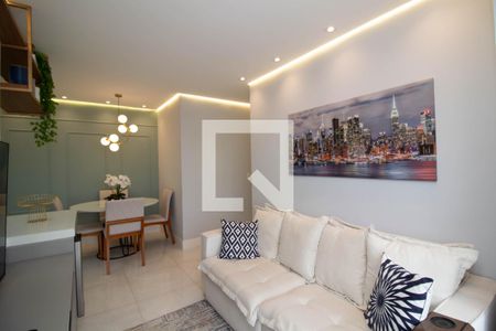 Sala de apartamento para alugar com 2 quartos, 47m² em Vila Galvão, Guarulhos