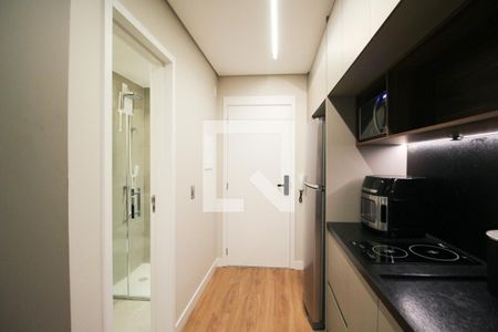 Cozinha de kitnet/studio para alugar com 1 quarto, 45m² em Vila Olímpia, São Paulo