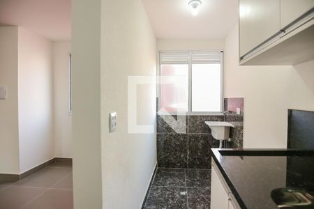 Cozinha e Área de Serviço de apartamento para alugar com 1 quarto, 42m² em Vila Sonia, São Paulo