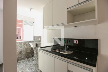Cozinha e Área de Serviço de apartamento para alugar com 1 quarto, 42m² em Vila Sonia, São Paulo