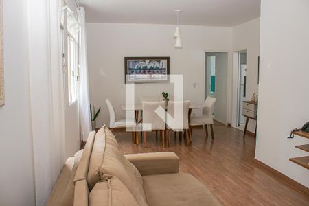 Sala de apartamento à venda com 3 quartos, 110m² em Santo Antônio, Belo Horizonte