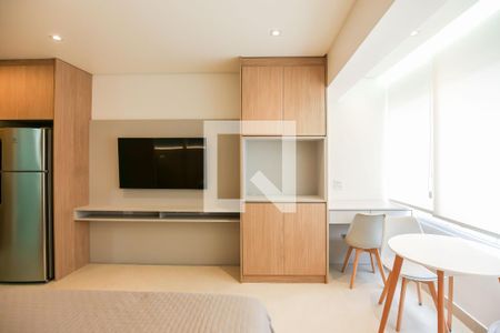 Studio - Quarto e Cozinha de apartamento para alugar com 1 quarto, 27m² em Butantã, São Paulo