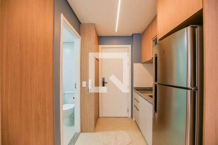 Studio - Quarto e Cozinha de apartamento para alugar com 1 quarto, 27m² em Butantã, São Paulo