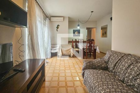 Sala de apartamento para alugar com 3 quartos, 40m² em Jardim Belmar, Guarujá