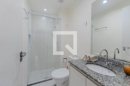 Banheiro de kitnet/studio à venda com 1 quarto, 25m² em Consolação, São Paulo