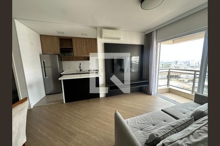 Sala de apartamento para alugar com 1 quarto, 53m² em Alphaville Industrial, Barueri