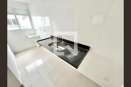 Cozinha e Área de Serviço de apartamento à venda com 2 quartos, 37m² em Jardim Paraíso, São Paulo