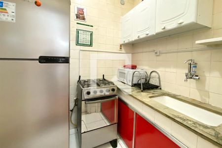 Cozinha de apartamento para alugar com 1 quarto, 45m² em Funcionários, Belo Horizonte