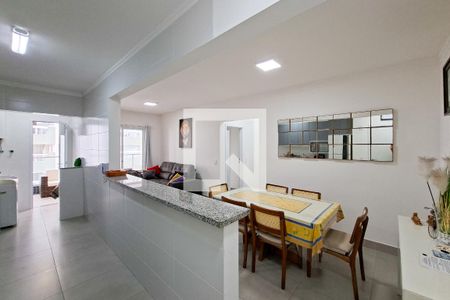 Sala de apartamento para alugar com 2 quartos, 77m² em Aviação, Praia Grande
