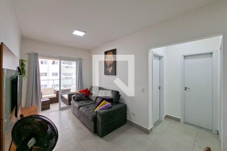 Sala de apartamento para alugar com 2 quartos, 77m² em Aviação, Praia Grande