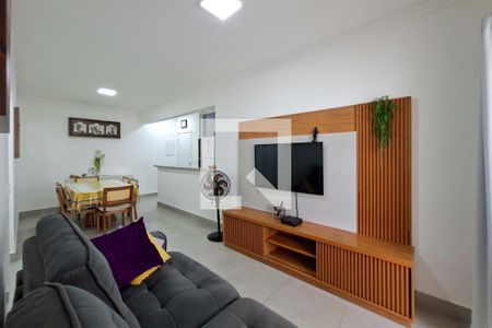 Sala de apartamento para alugar com 2 quartos, 77m² em Aviação, Praia Grande