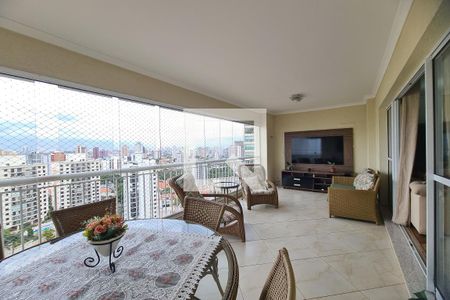 Varanda da Sala de apartamento à venda com 4 quartos, 130m² em Jardim Avelino, São Paulo
