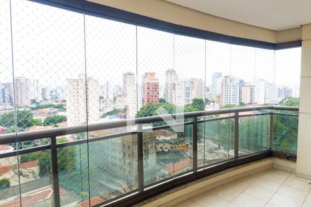 Sacada da Sala e Quarto 1 de apartamento para alugar com 4 quartos, 133m² em Mirandópolis, São Paulo