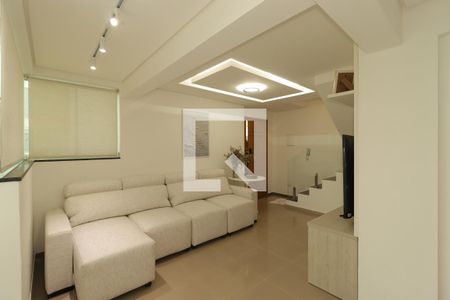 Sala de apartamento à venda com 3 quartos, 166m² em Parque das Nações, Santo André