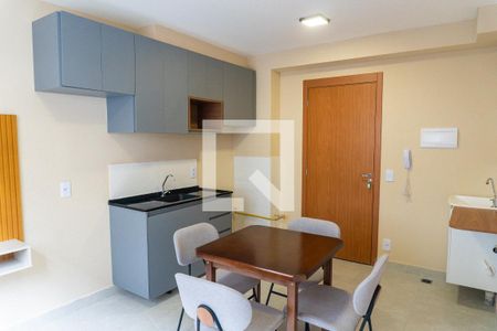 Sala/Cozinha de apartamento para alugar com 1 quarto, 26m² em Jardim Oriental, São Paulo