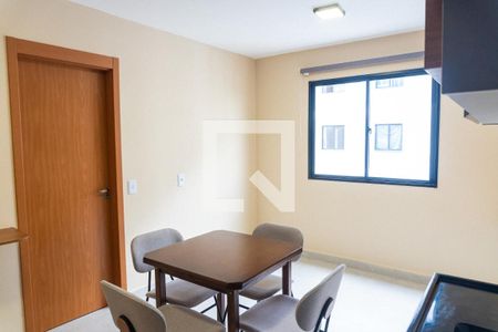 Sala/Cozinha de apartamento para alugar com 1 quarto, 26m² em Jardim Oriental, São Paulo